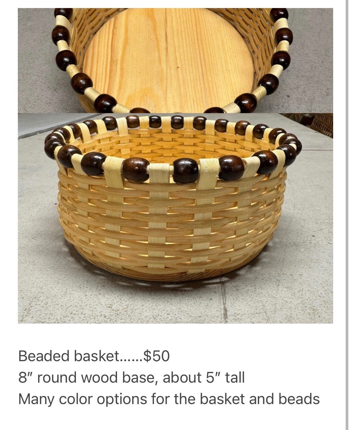 Basket Weaving Class - July 8